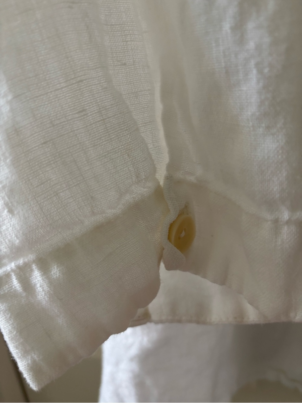 FLAX 3g 3x white linen top blouse - Picture 3 of 7